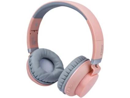 Auscultadores Bluetooth GJBY Ca-027 (Rosa)