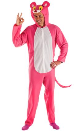 Fato de Pantera Cor de Rosa para adulto