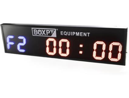 Cronómetro de Parede BOXPT EQUIPMENT Timer 2.0 (120 x 6 x 30 cm - Preto)