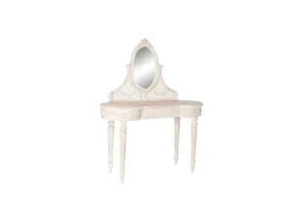 Toucador Dkd Home Decor Branco Madeira de Manguei.