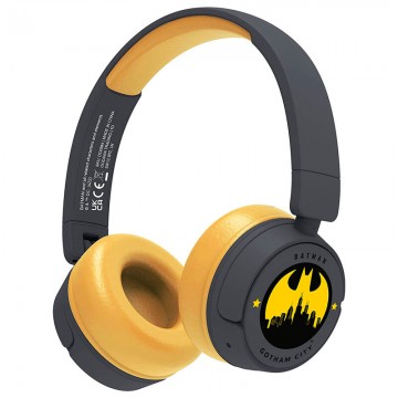 Fones de ouvido sem fio para crianças Gotham City Batman DC Comics