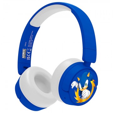 Fones de ouvido sem fio para crianças Sonic the Hedgehog