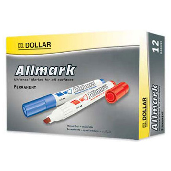 Marcador Grosso 2,0mm Allmark UMS2 Verde Pack 12un