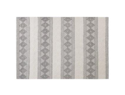 Tapete BELIANI Bozova (Lã - Bege - 140 x 200 x 1 cm)