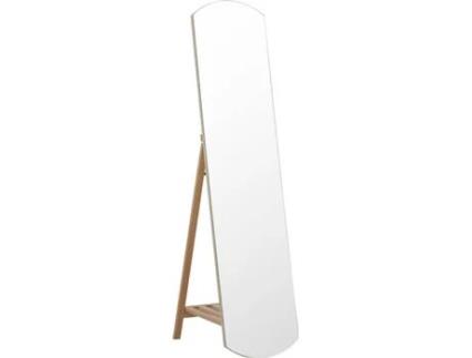 Espelho de Pé BELIANI Cherbourg (Madeira - Castanho - 35 x 47 x 150 cm)