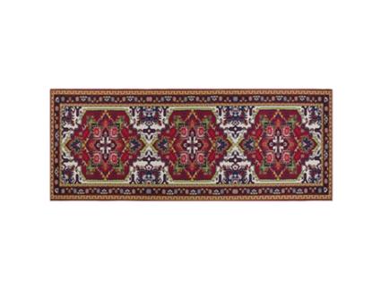 Tapete BELIANI Colachel (Poliéster - Multicor - 80 x 200 x 1)