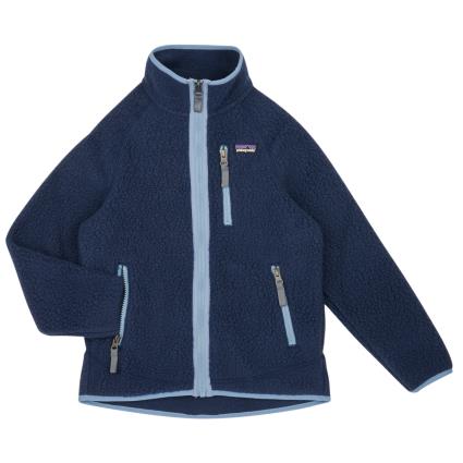 Patagonia  Casaco polar RETRO PILE JACKET  Marinho Disponível em tamanho para rapariga. 8 ans,10 ans,12 ans,14 ans,6 ans.Criança > Menina > Roupas > Casacos