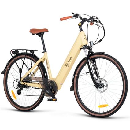 Ebike YOU- Ride VIENA- PASEO- Rueda 28?- Bateria Integrada Y EXTRAIBLE- Creme