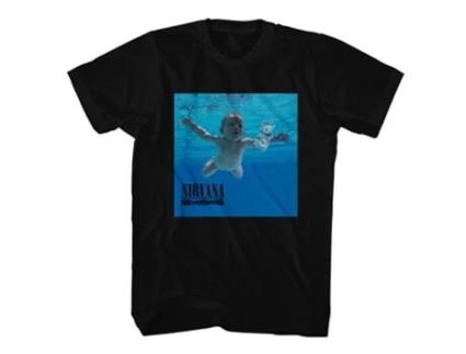 T-Shirt ROCK OFF Nirvana - Nevermind Album Preto (Tamanho: XL)