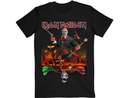 T-Shirt ROCK OFF Iron Maiden - Legacy Of The Beast: Live Album Preto (Tamanho: L)