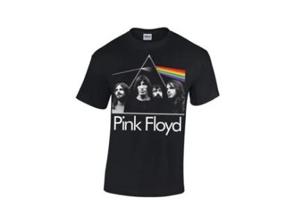 T-Shirt PLASTIC HEAD Pink Floyd - Dark Side Of The Moon (Band) Preto (Tamanho: S)