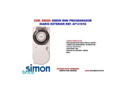 Simon mini programador diario exterior af131016