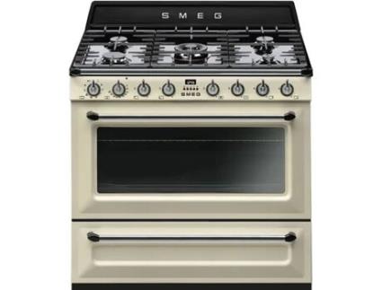 Fogão SMEG Victoria TR90P2 (115 L - Gás Natural - Creme)