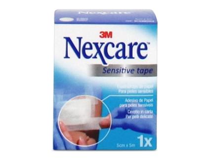 Adesivo 3M ESPAÑA Nexcare Fita Papel Branco 5M X 5 cm