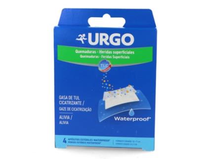 Pensos URGO Urgo Queimaduras Waterproof 10X7 cm 4 Apósitos Individuales