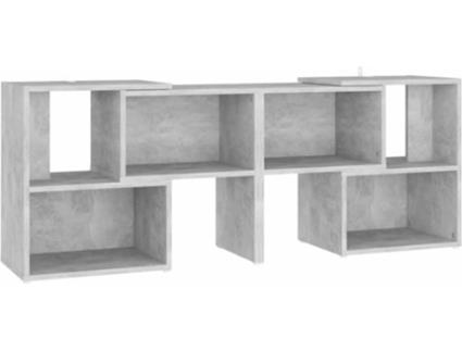 Móvel de TV VIDAXL (104x30x52 cm - Madeira Contraplacada - Cinzento)