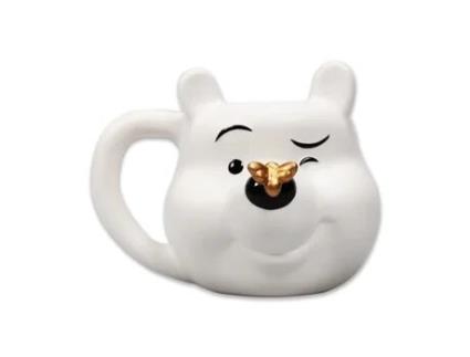 Caneca 3D HMB Um Ursinho Chamado Pooh 500 ml Branco