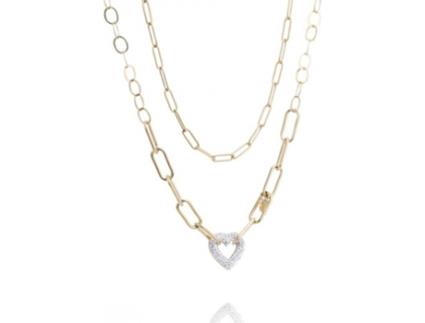 Colar URBAN WORK Nst1475 (Aço Inoxidável - Dourado - 42 cm)