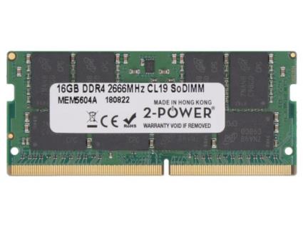 16GB DDR4 2666MHz CL19 SoDIMM