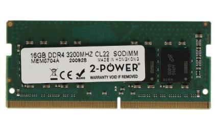 16GB DDR4 3200MHz CL22 SODIMM