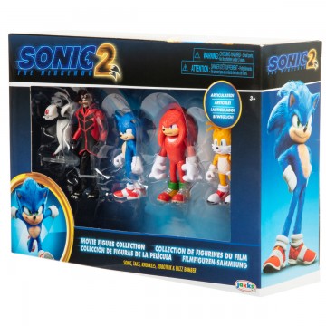 Set 5 Figuras Sonic 2 Sonic The Hedgehot 6cm