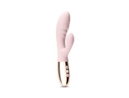 Vibrador Dupla Estimulação Le Wand Ouro Rosa