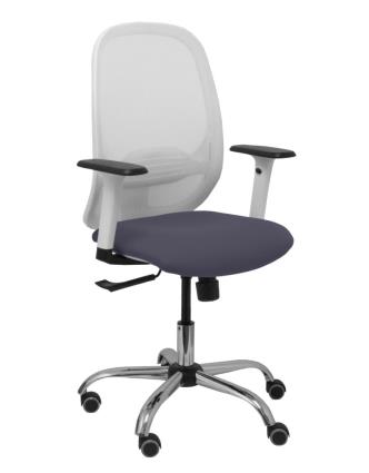 Cadeira de Escritório P&C 354crrp Branco Cinzento.