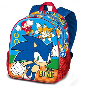 Mochila Team Sonic The Hedgehog 3D 31cm