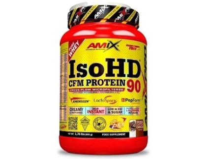 Proteína AMIX PRO Iso Hd Cfm 90 Fórmula De Aislada De Suero Recuperador Muscular, Muy Baja Enasas Y Azúcares (800 Gr - Chocolate)