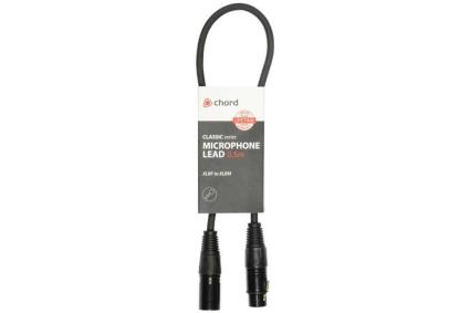 Classic Microphone Lead Xlr Female - Male 0.5m Bl.