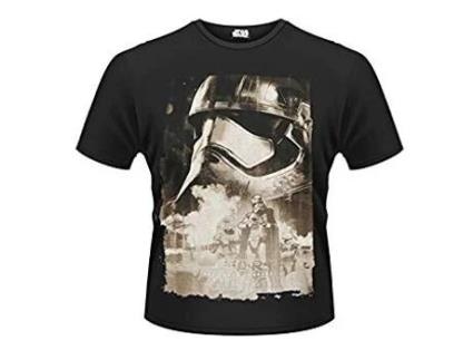 T-Shirt PLASTIC HEAD Star Wars - Captain Phasma Preto (Tamanho: XXL)