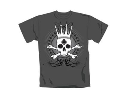 T-Shirt LOUD DISTRIBUTION Halloween - Ace Of Spades Cinzento (Tamanho: S)
