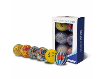 Pack de 6 Bolas para Golf LONGRIDGE Multicor (Tu)