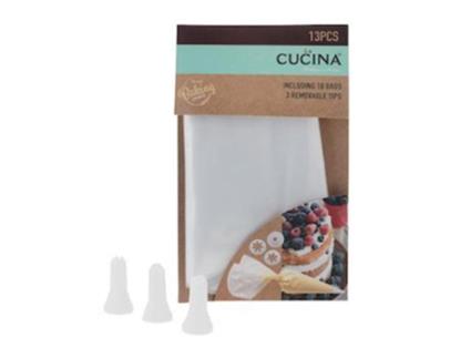 Manga pastelera 10 bolsas + 3 boquillas