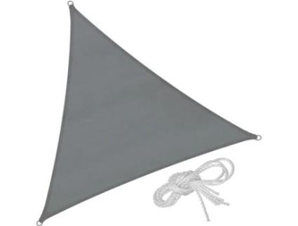 Toldo TECTAKE de Polietileno em Forma TECTAKE de Vela, Cinzento