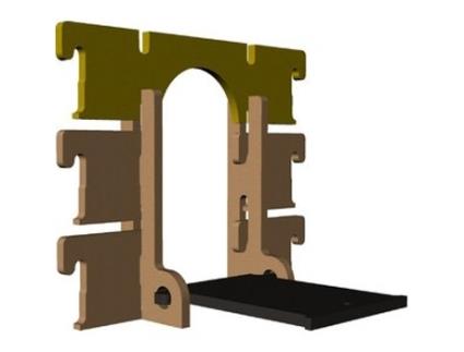 Puzzle ARDENNES TOYS Bege - 25 x 17 x 9 cm)