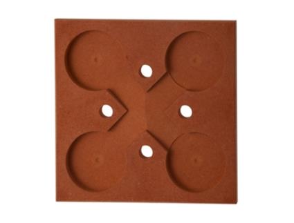 Puzzle XYLOBA Madeira - Bege - 14 x 14 cm)