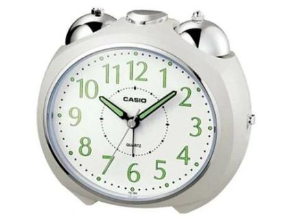 Relógio-Despertador Casio Retro Prateado