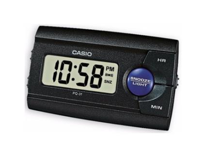 Relógio-Despertador Casio Pq-31-1e Preto