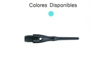 Dardos UNICORN DARTS SETAS Contour Turquoa 2BA 27mm 1000 unidade 40028