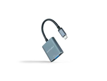 Adaptador Nanocable 10.16.4101-G/ USB Type-C Macho - VGA Fêmea