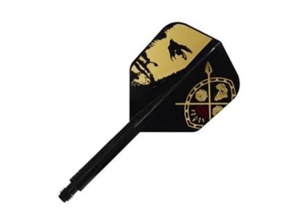 Penas de Dardos CONDOR DARTS (Preto - 33.5)