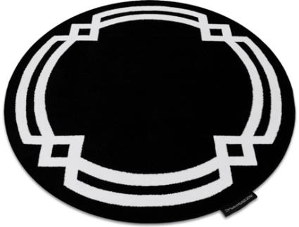 Tapete DYWANY LUSZCZOW Hampton (Preto - 160 cm - Polipropileno)