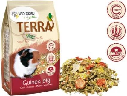 Terra Alimento Premium para Porquinhos Da Índia 1Kg