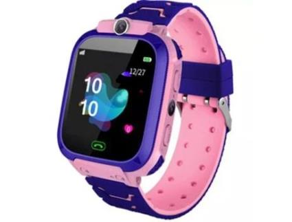 Relógio Smartwatch Q12KID Infantil com Câmara Fotográfica Rosa