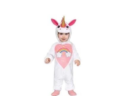 Fato de Bebé GUIRCA Unicórnio Arco-Íris Rosa Bebé (12 - 18 meses)