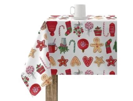 Toalha de Mesa MUARE HOME Christmas (140 x 140 cm - Algodão - Multicor)