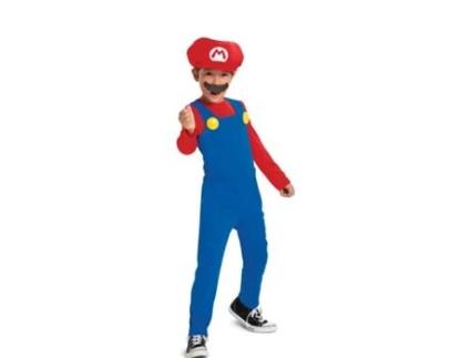 Fato de Menino LIRAGRAM ESPAÑA Super Mario Nintendo Deluxe  (7-8 anos)