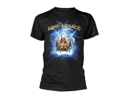 T-shirt AMON AMARTH Crack The Sky (Algodão-Preto-Xl)