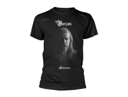 T-shirt BURZUM Seidmannen (Algodão-Preto-S)